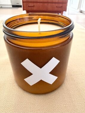 NWT Wax Buffalo INTO THE WOODS 16 oz Pure Soy Candle Amber Jar